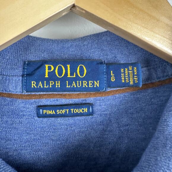Polo largo Blue Mens - Picture 3 of 4